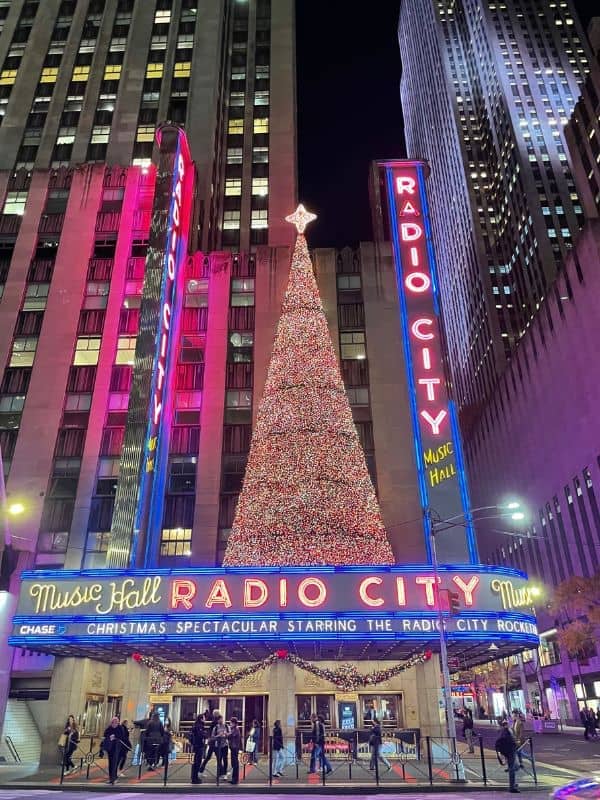 vacanza natale New York Radio City Hall